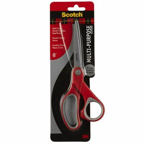 3M Scotch Mutli Purpose Scissors 8" (SKU 1011720052)