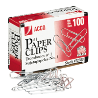 Acco #1 Paper Clips