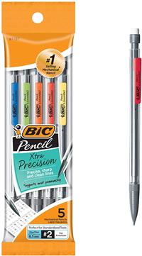 Bic Mechanical Pencil 0.5Mm 5 Pack