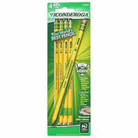 Dixon Ticonderoga #2 Wood Pencil 4 Pack