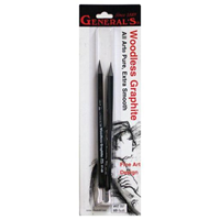 General's Woodless Graphite 6B Xtra Soft - 2 Pk