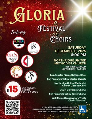 Gloria Festival Of Choirs Dec 6 2025 6Pm