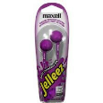 Maxell Jelleez Soft Comfort Earbuds Purple