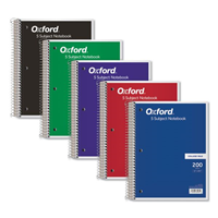Oxford 5 Subject Notebook 180 Sheets