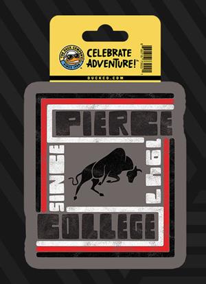 Pierce Retro Lines Sticker