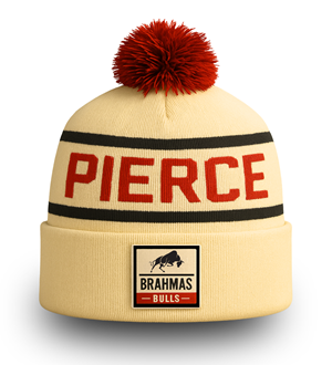 Pierce Roll Up Beanie W/ Pom