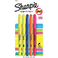 Sharpie Pocket Highlighter Narrow Chisel Tip 4 Pack