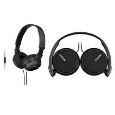 Sony Folding Headphones For Smartphones Black