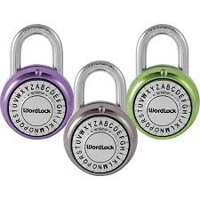 Wordlock Hardened Steel Combination Lock (SKU 1046570752)